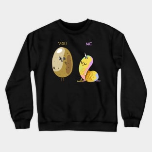 Potato Yoga Unicorn Crewneck Sweatshirt